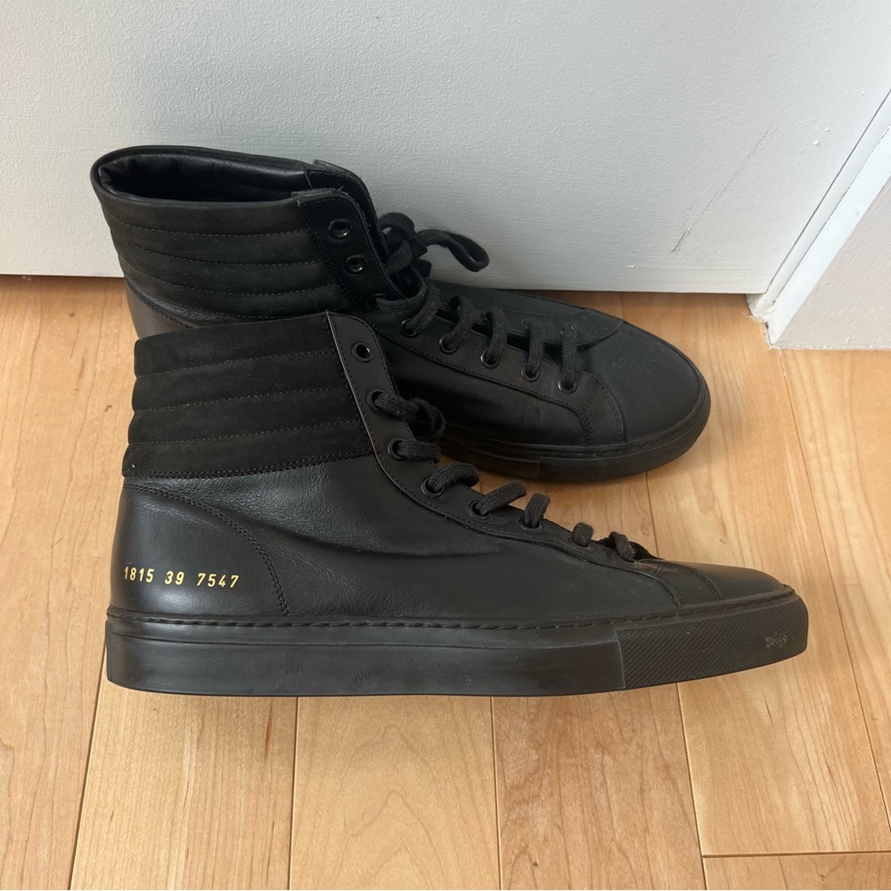 Rarely Worn Black Common Projects - image 1